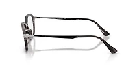 Persol Unisex Striped Black & Grey