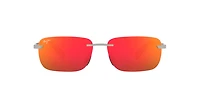 Maui Jim Man Silver Shiny
