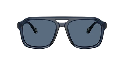 Moncler Unisex Shiny Transparent Blue