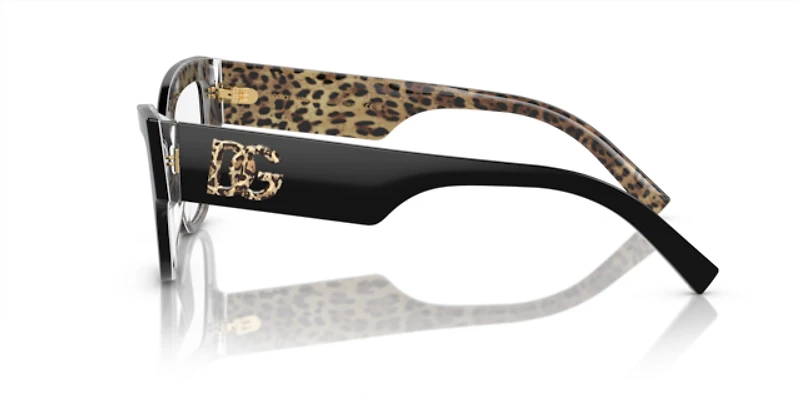 Dolce&Gabbana Woman Black On Leo Brown