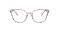 Coach Woman Transparent Pink Floral Print
