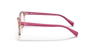 Ray-Ban_Lenses Woman Striped Fuxia