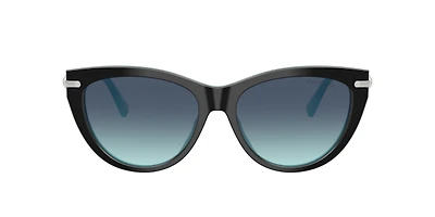 Tiffany Woman Black On Tiffany Blue