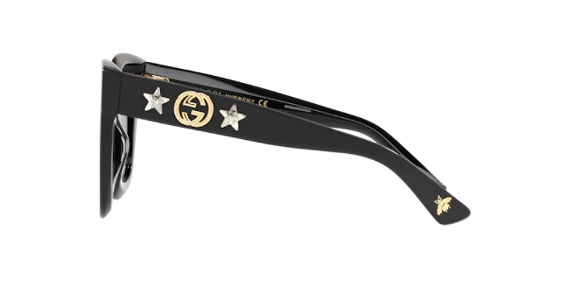 Gucci Unisex Black Shiny