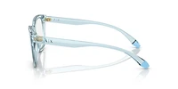 Armani Exchange Woman Shiny Transparent Azure