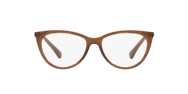 LENSCRAFTERS Woman Shiny Transparent Brown