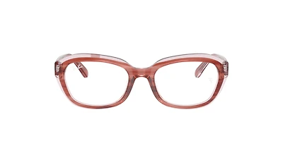 Ray-Ban Woman Striped On Transparent