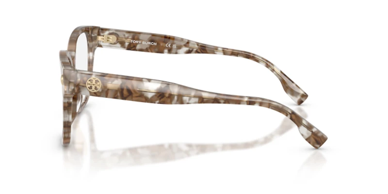 Tory Burch Woman Crystal Brown Tortoise