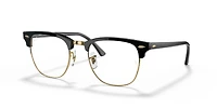 RB3016 Clubmaster Blue-Violet Light Clear