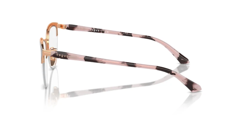 Vogue Woman Top Bordeaux, Rose Gold
