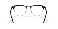 RB3016 Clubmaster Blue-Violet Light Clear