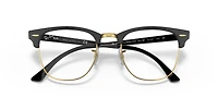 RB3016 Clubmaster Blue-Violet Light Clear
