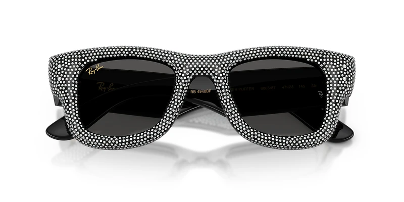 RB4940BP Wayfarer Puffer Crystal Pavè Edition