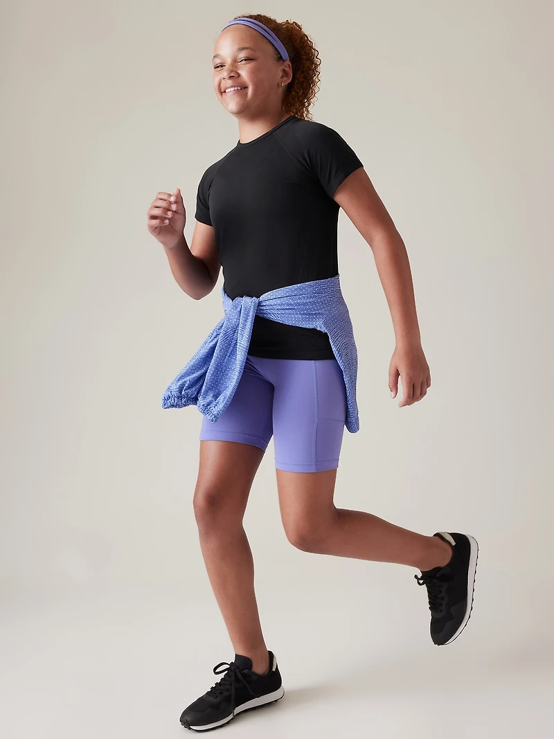 Athleta Girl Power Up Seamless Regular Length Tee