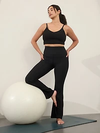Elation Ultra High Rise Rib Flare Pant