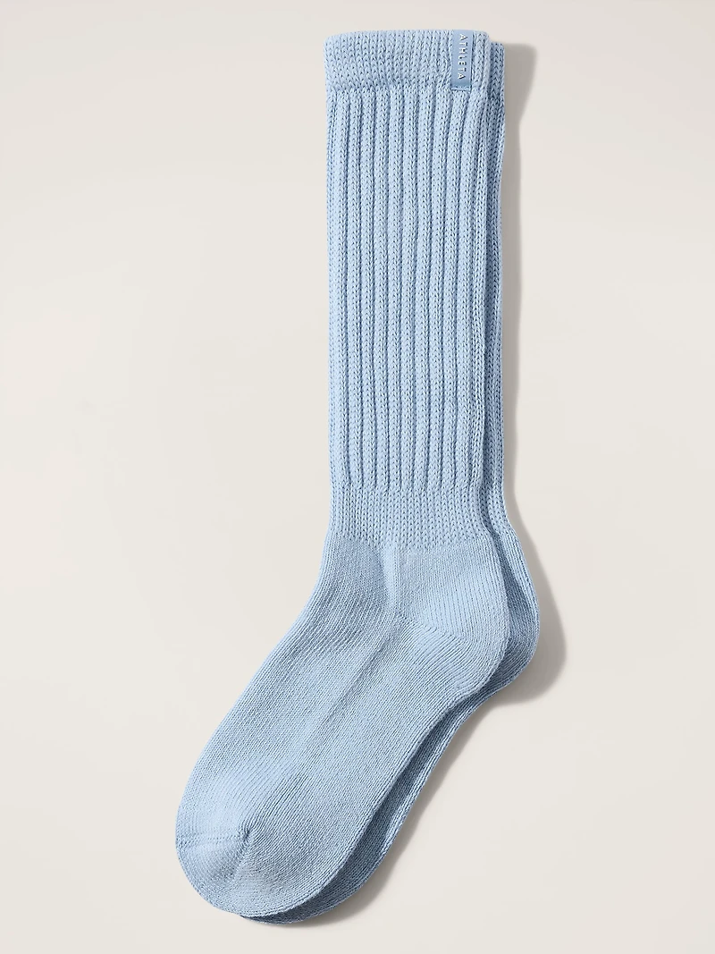 Cloud Scrunch Sock