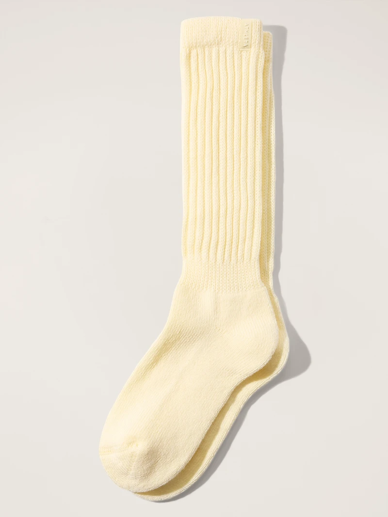 Cloud Scrunch Sock