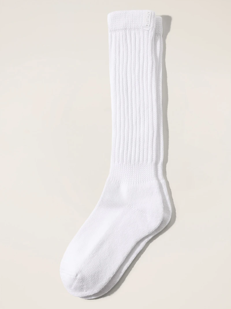 Cloud Scrunch Sock
