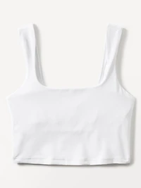 Transcend Square Neck Crop Sports Bra A-C