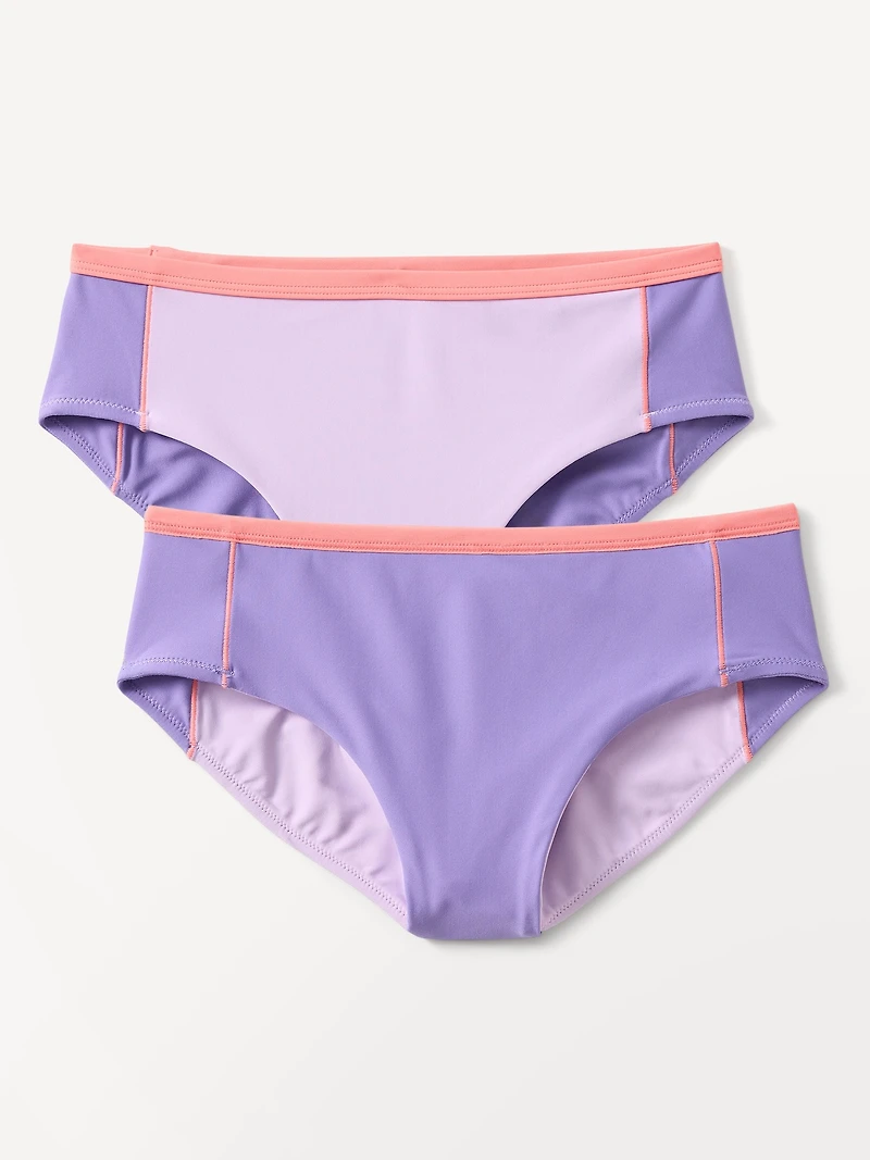 Athleta Girl Reverisble Mid Rise Colorblock Bottom