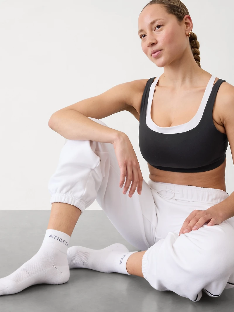 Athleta Everyday Quarter Crew Sock 3-Pack
