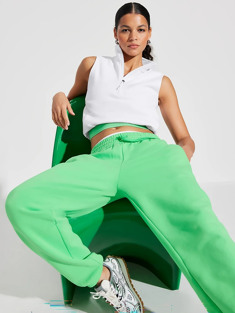 Unstoppable 1/2 Zip Cropped Vest