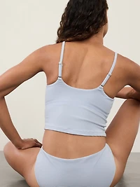 Scoop Crop Pique Tankini A-C