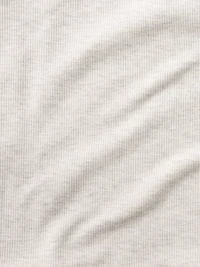 Signature Rib Square Neck Crop Tank