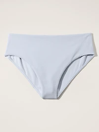 High Waist Pique Swim Bottom
