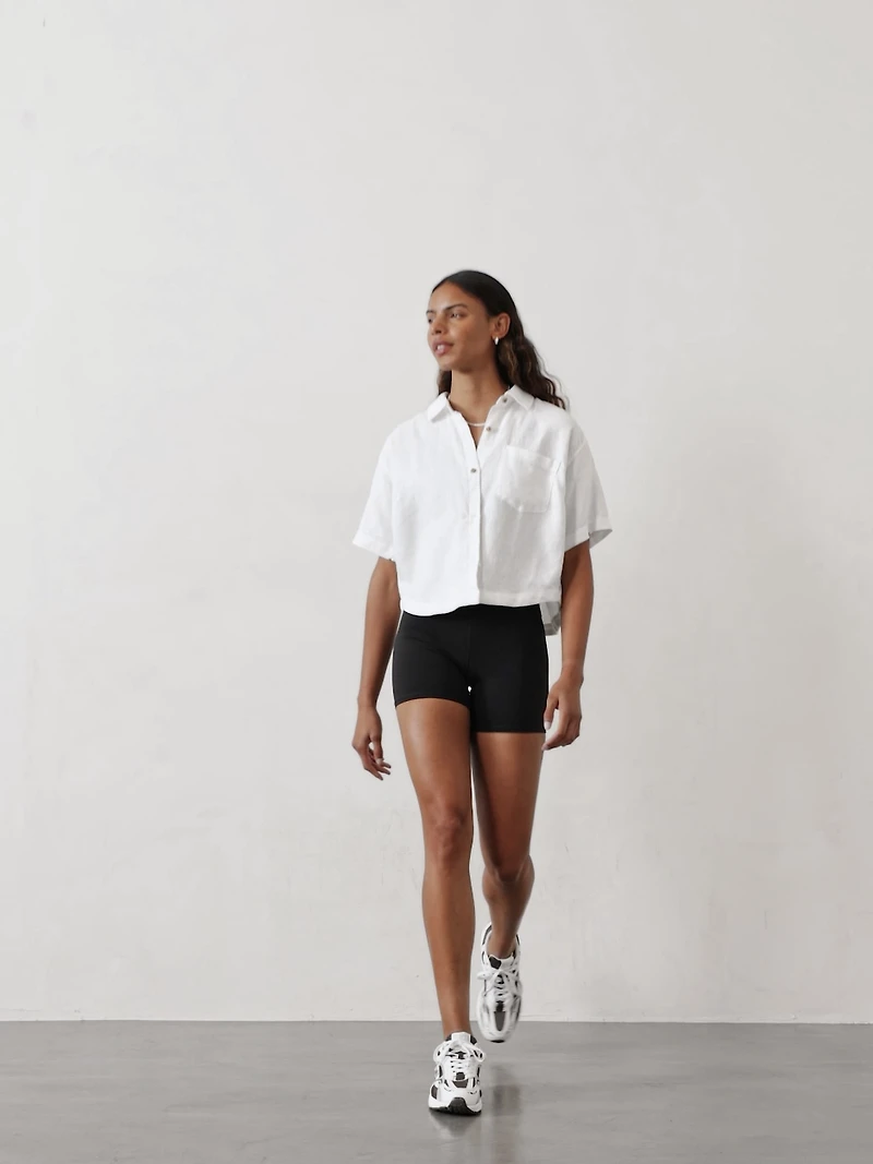Retreat Linen Short Sleeve Shirt