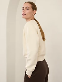 Athleta Embroidered Crew Sweatshirt
