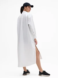 Drift Poplin Long Shirt Dress