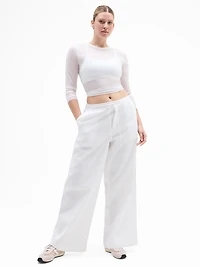 Drift Mid Rise Poplin Pant