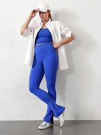 Elation Ultra High Rise Split Slim Flare Pant