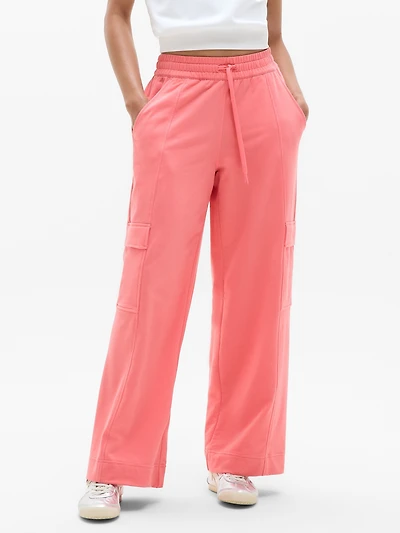 Retroterry High Rise Wide Leg Cargo Pant