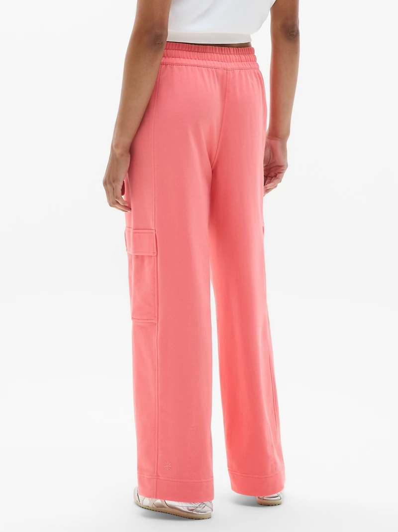 Retroterry High Rise Wide Leg Cargo Pant