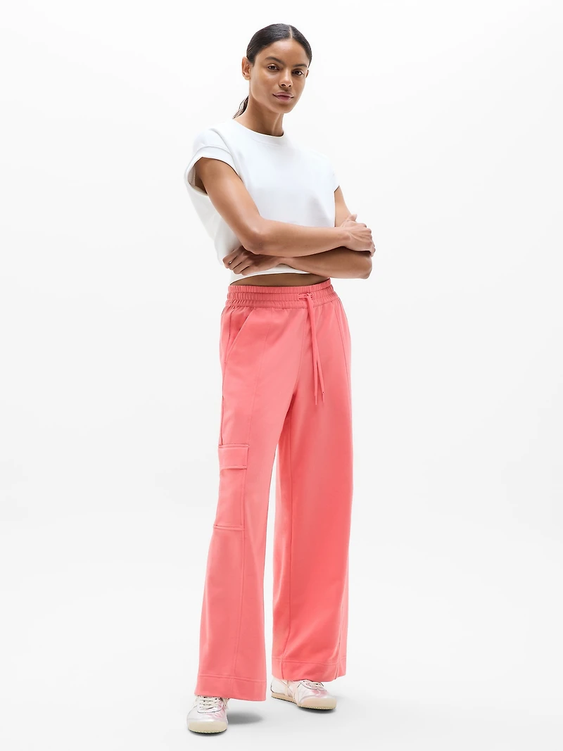 Retroterry High Rise Wide Leg Cargo Pant