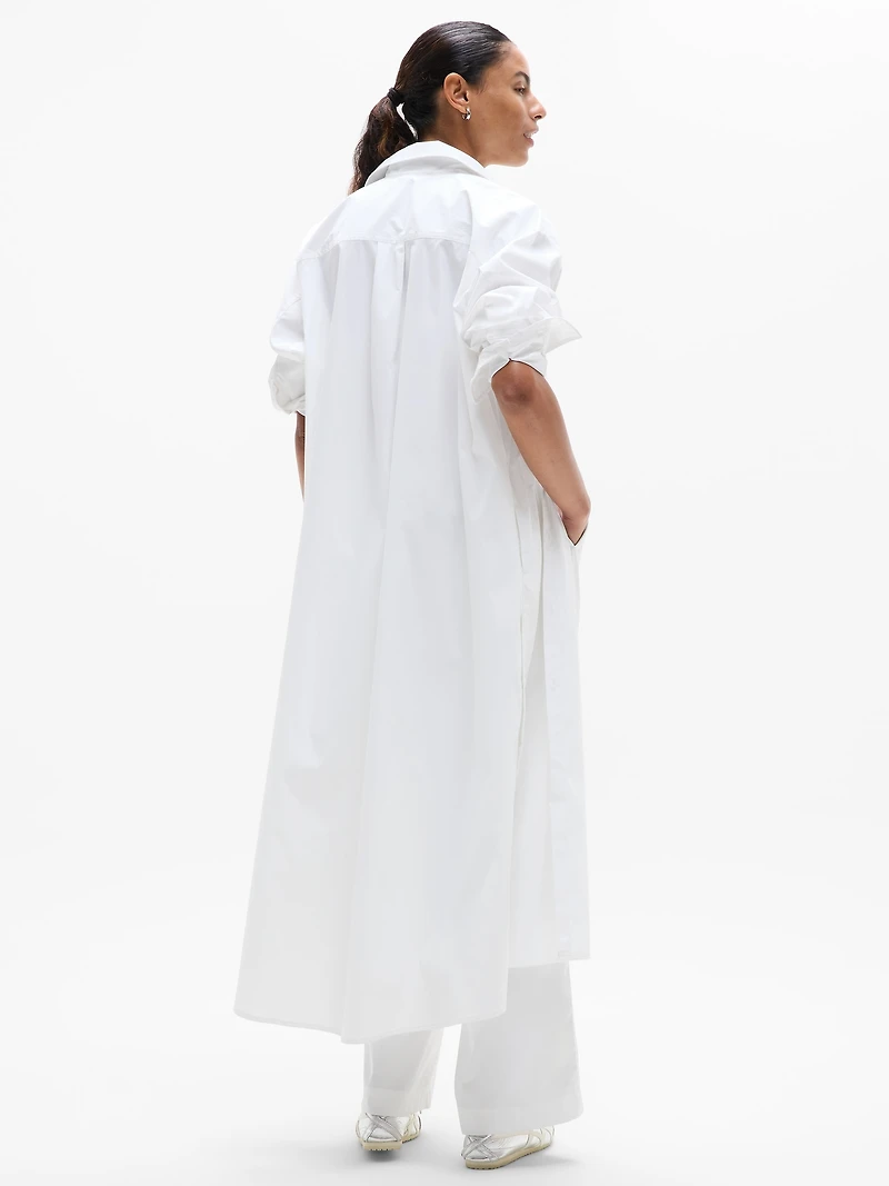 Drift Poplin Long Shirt Dress