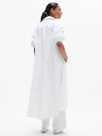 Drift Poplin Long Shirt Dress