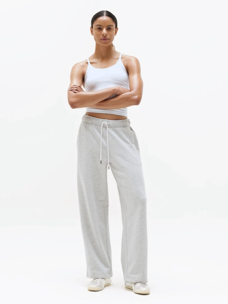 Terry Mid Rise Pant