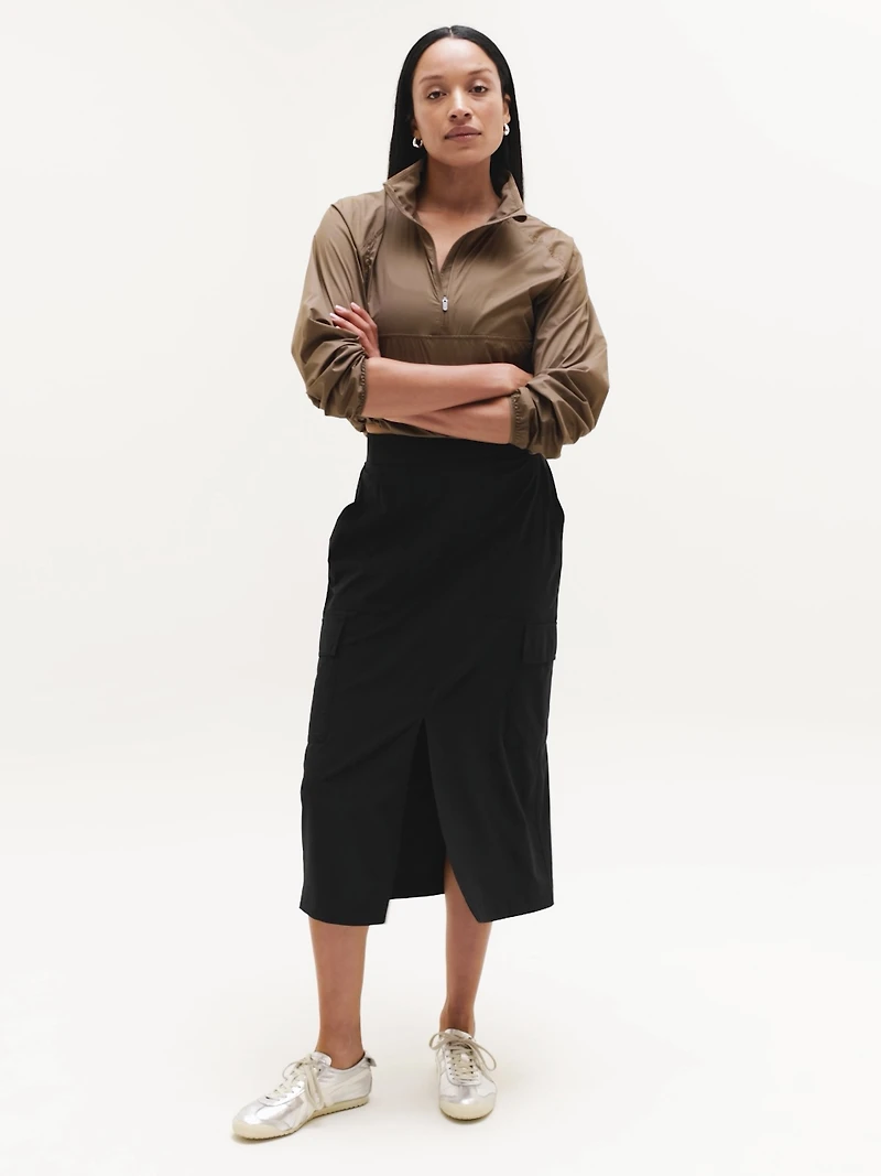 Brooklyn Heights High Rise Cargo Skirt