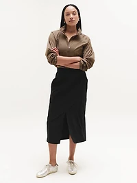 Brooklyn Heights High Rise Cargo Skirt
