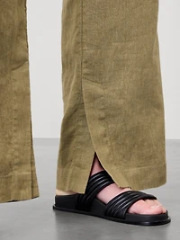 Retreat Linen High Rise Wide Leg Pant