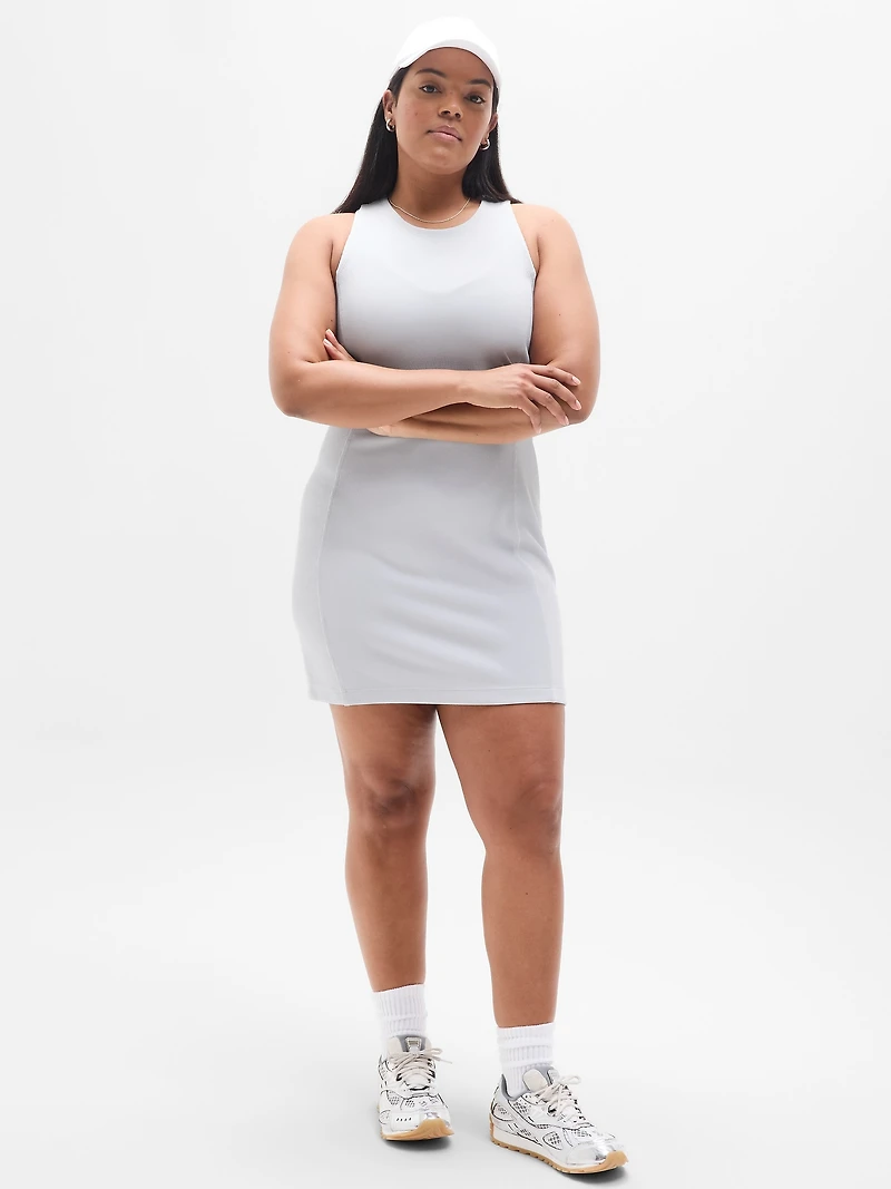 Seasoft Rib Mini Tank Dress