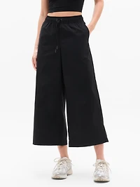 Midday Mid Rise Crop Poplin Pant