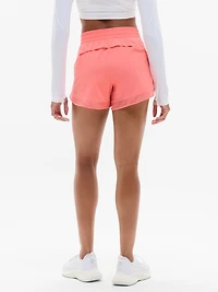 Mesh Racer Run Mid Rise 4 Short