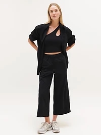 Midday Mid Rise Crop Poplin Pant