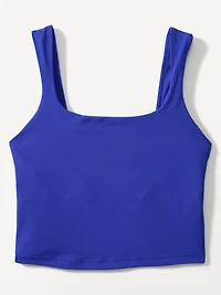 Transcend Square Neck Crop Sports Bra D-DD