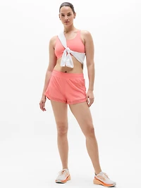 Mesh Racer Run Mid Rise 4 Short