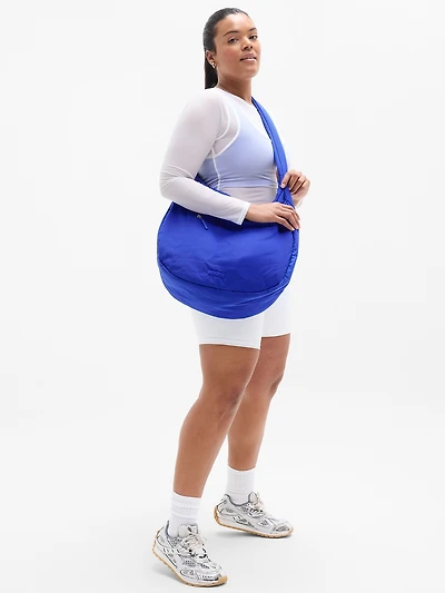 All About Oversized Crossbody Hobo Bag
